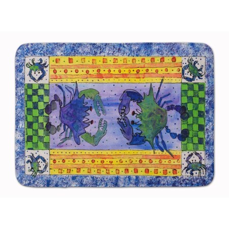Carolines Treasures Crab Machine Washable Memory Foam Mat 8070-RUG